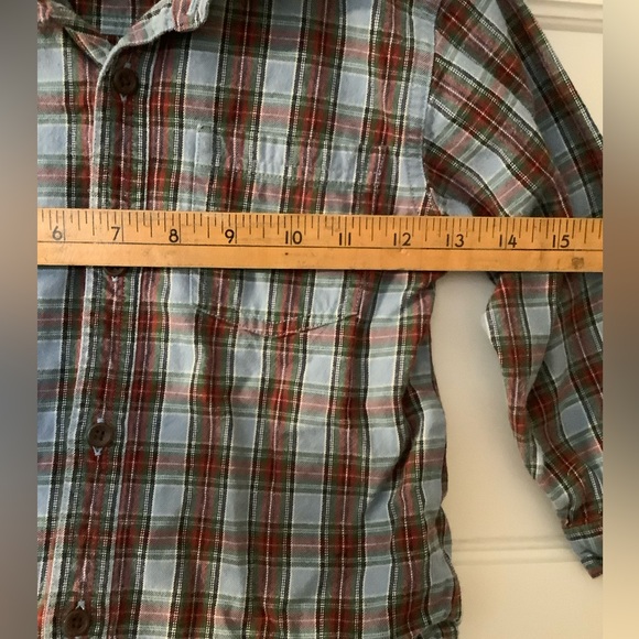 Great Holiday Outfit, Boys 4T button down plaid shirt and tan Jeans. - Picture 7 of 12